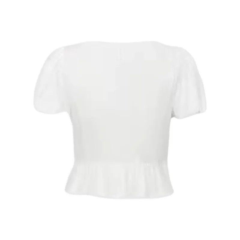 URBAN REVIVO Shirt Women's Raw White-2