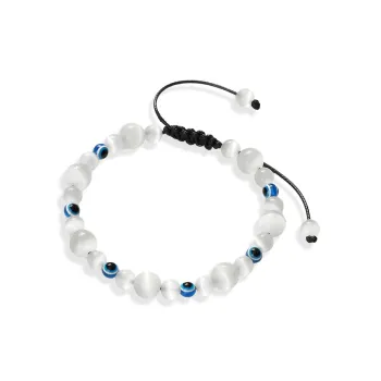 Inkopper Glass Cat Eye Bracelets Unisex