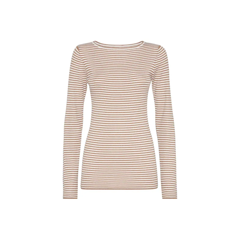Brunello Cucinelli Sparkling Striped Lightweight Jumper-0