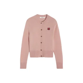 Maison Kitsune Bold Fox Head Patch Cardigan