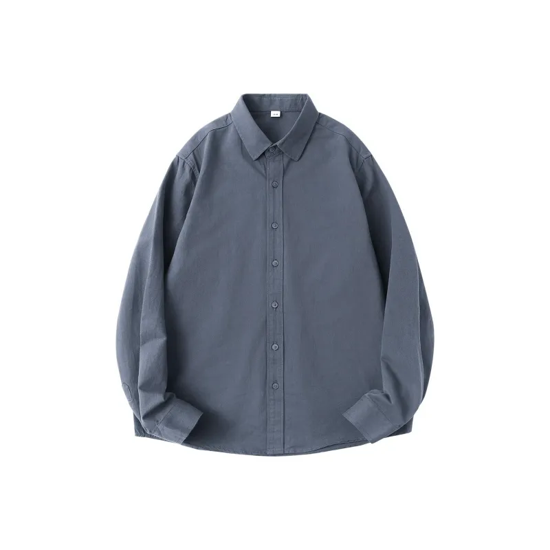 ZHONGBANGJICHU Shirt Unisex Smoke Gray-0