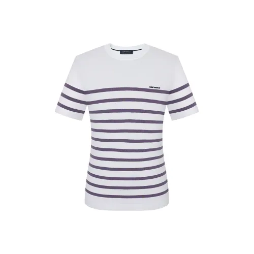SAINT ANGELO T Shirt Unisex Lilac