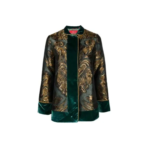 F.R.S For Restless Sleepers Patterned jacquard Velour Jacket