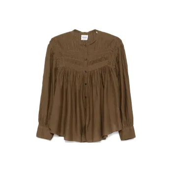 ISABEL MARANT ETOILE Gathered Plalia Blouse