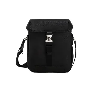 Furla Man Cosmo Calfskin Camera Bag Shoulder Bag Crossbody Bag Mini Men's Black