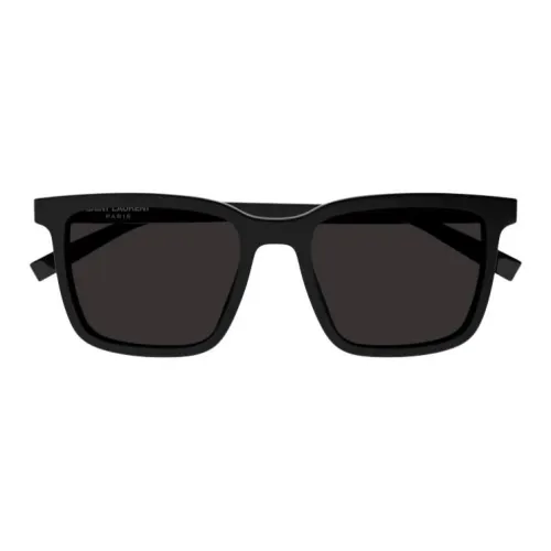 SAINT LAURENT Acetate Square Sunglasses Unisex Black