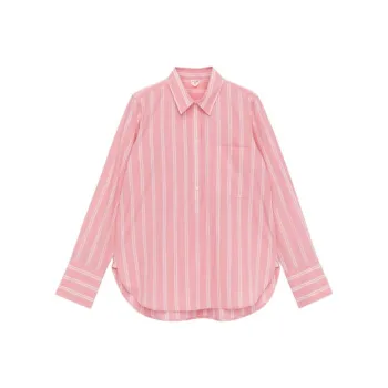 ARKET Shirt Women's Pink/Stripes