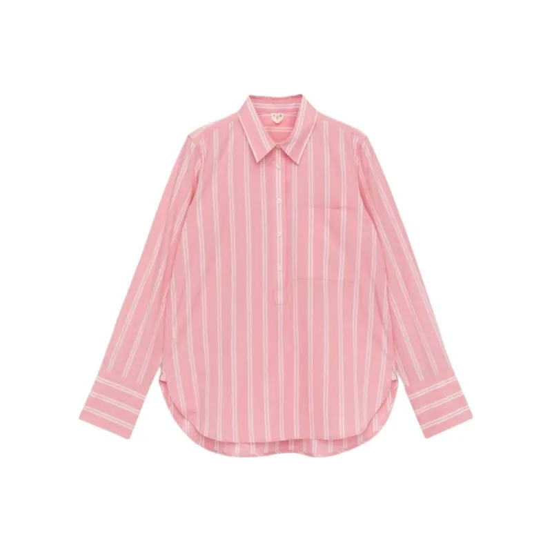 ARKET Shirt Women's Pink/Stripes-0