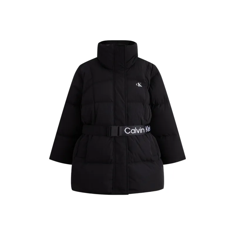 Calvin Klein Belted Puffer Jacket-0
