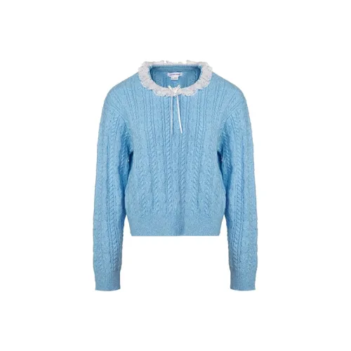 URBAN REVIVO Knitwear Women's Light Blue