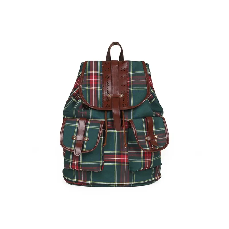 SUN EARTH &U Canvas Backpack Unisex Multicolor-1