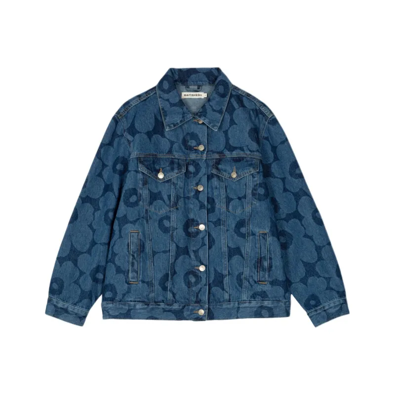 Marimekko Jackets Coats Women's Medium Indigo-0