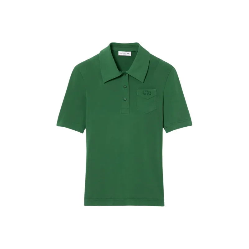 LACOSTE Crocodile-patch Polo Top-0