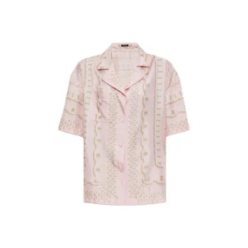 VERSACE Treasure Printed Short Sleeved Shirt