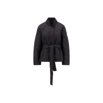 Moose Knuckles Queensway Quilted Belted Jacket