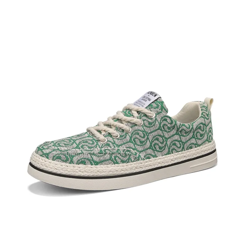 RENBEN Breathable And Lightweight Low Top Canvas Shoes Men's-2