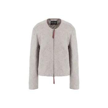 GIORGIO ARMANI Drop-shoulder Zip-up Jacket