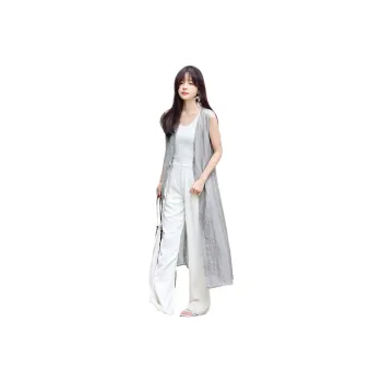 Mo Han Yi Mei Shirt Women's Light Gray