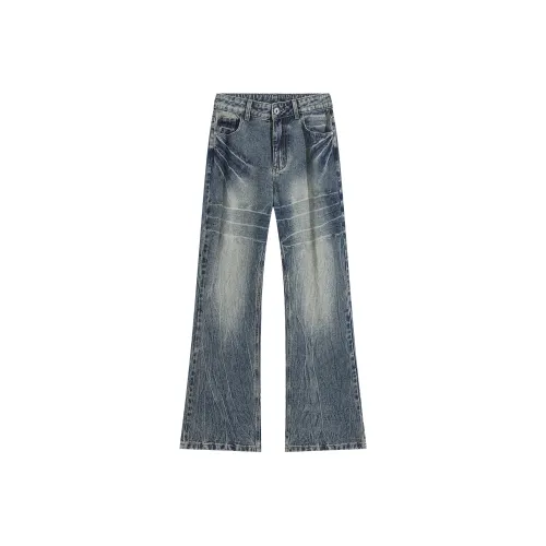 Jeans Cargo Kaki à Taille