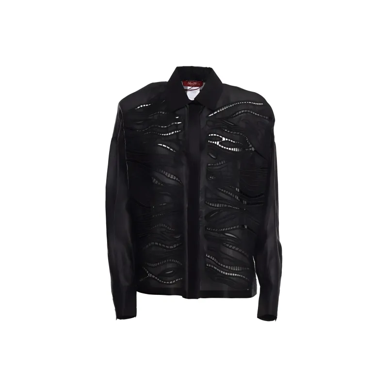 MaxMara Studio Buttoned Long-Sleeved Shirt-0
