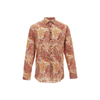 ETRO Paisley Printed Long Sleeved Shirt
