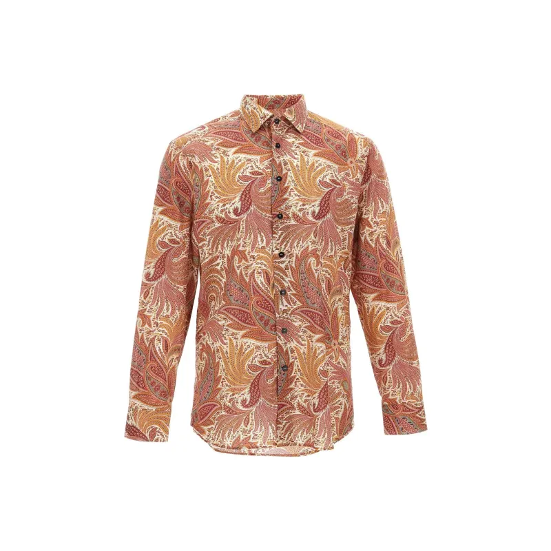 ETRO Paisley Printed Long Sleeved Shirt-0