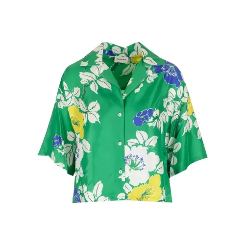 PAROSH Shirts Women's Green