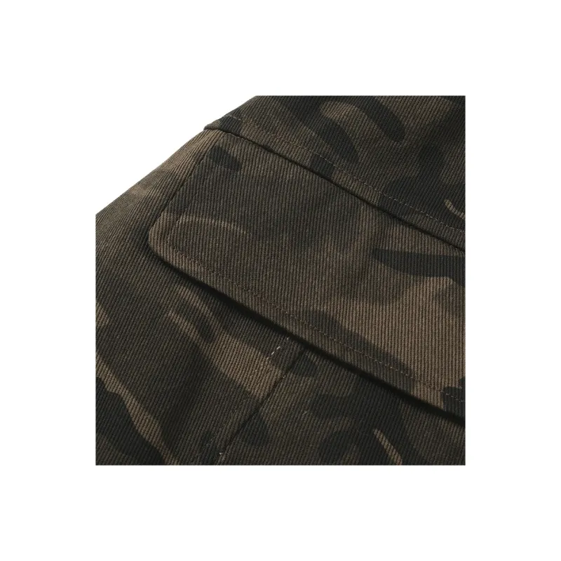 TERRA INCOGNITA Cargo Pants Unisex Green Camouflage-5