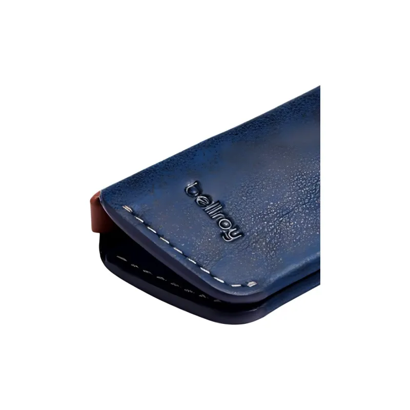BELLROY Cow Leather Key Pouch Unisex Deep Sea Blue-4