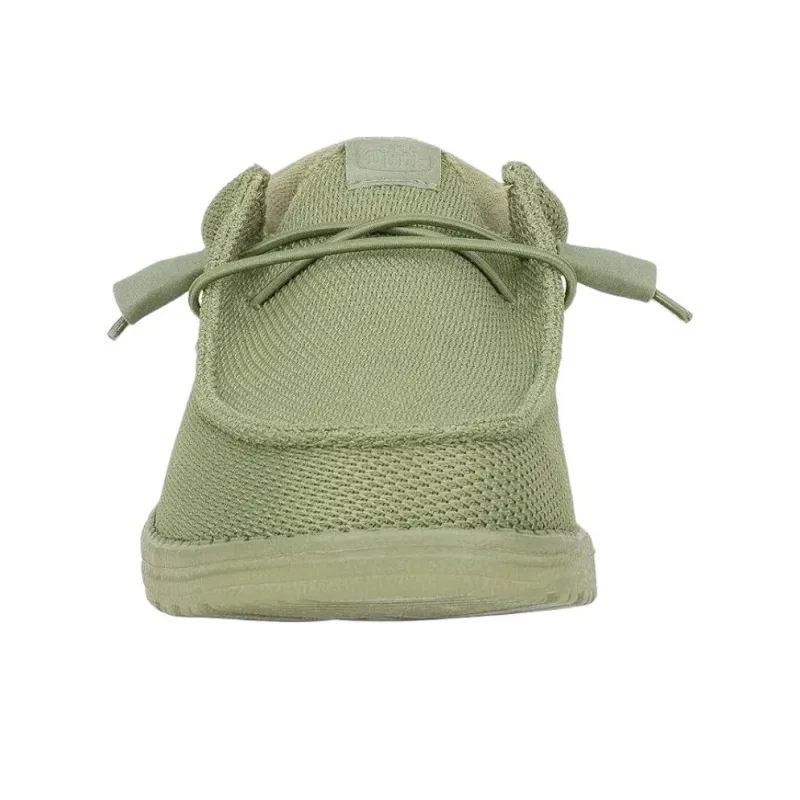 Heydude Wally Funk Mono Casual Shoes Men's Olive Green-4