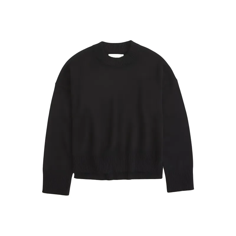 Abercrombie＆Fitch Cashmere Sweater Women's Black-0