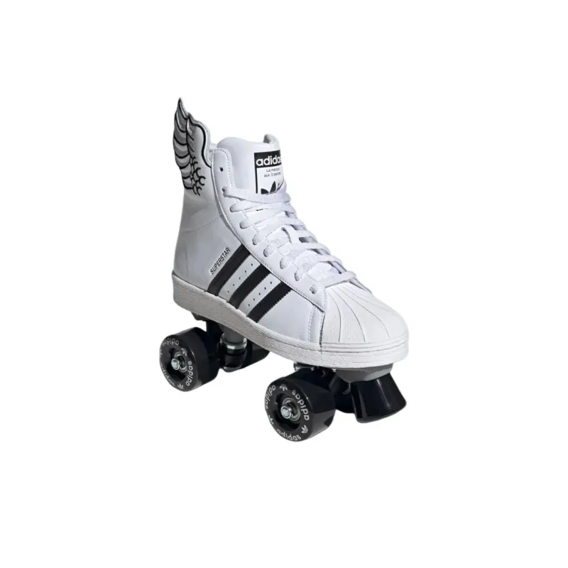 Adidas Superstar 82 Skate Jeremy Scott Wings White Black Women's-1