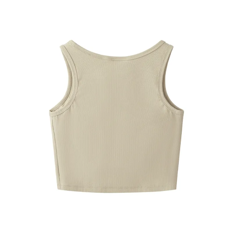 FILA FUSION Tank Top Women's Oil Painting Khaki-1