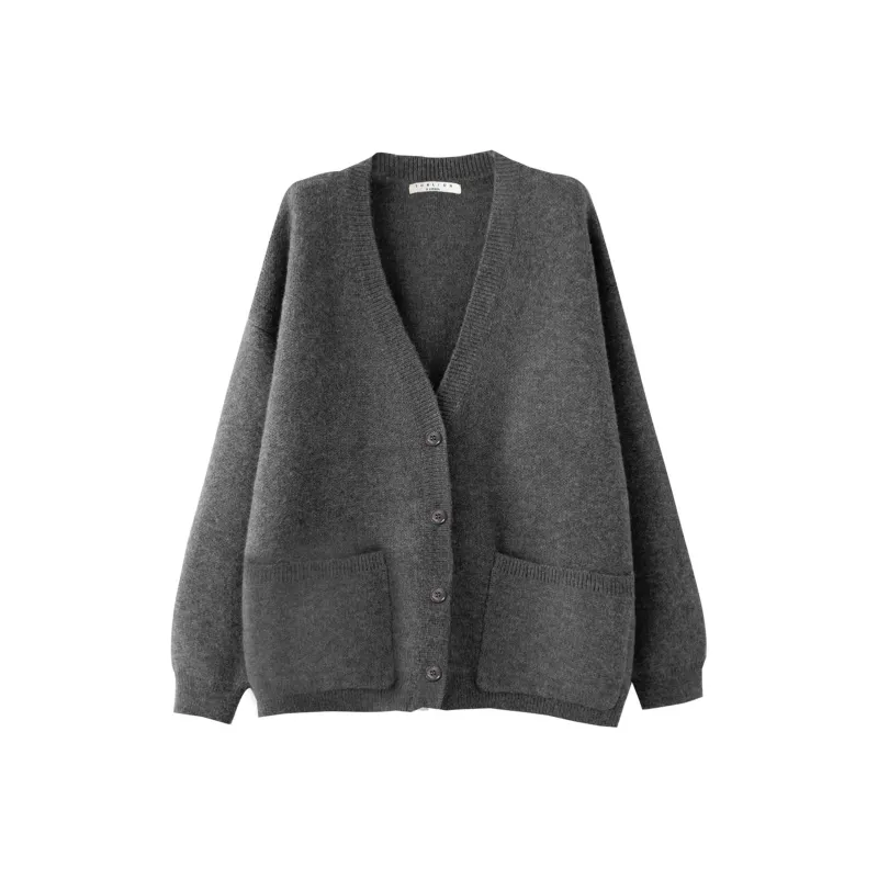 Tonlion Knitwear Women's Dark Heather Gray-0