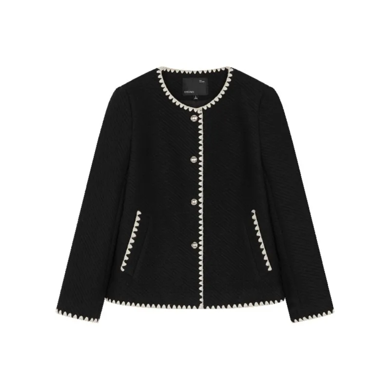 IHIMI Jackets Coats Women's Black-0