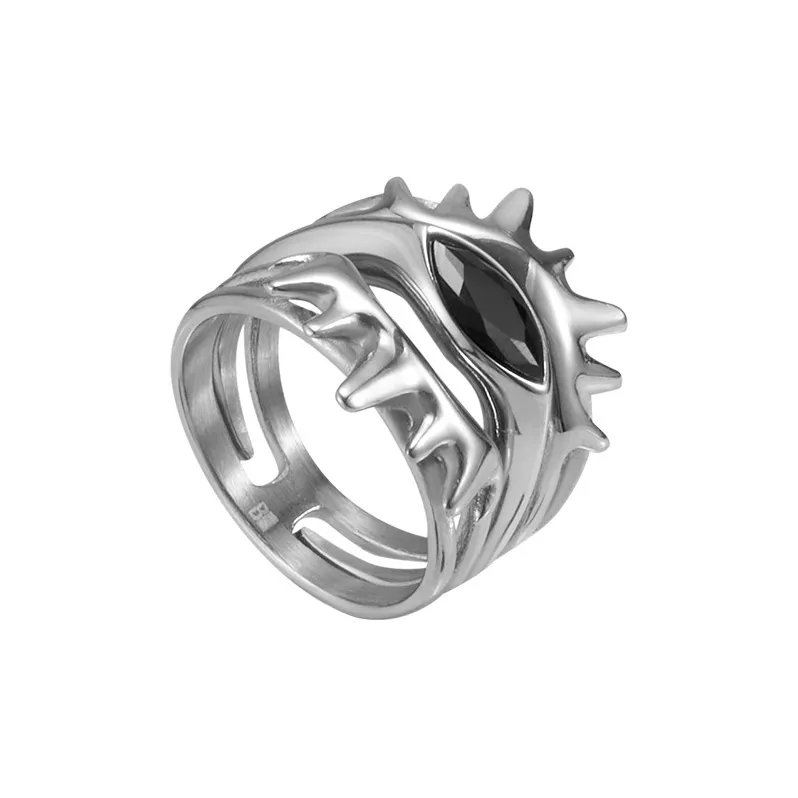 BLACKHEAD Titanium Steel Rings Unisex-4