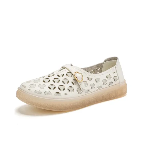 Reivanti Casual Single Shoes 2.5cm Women's Beige