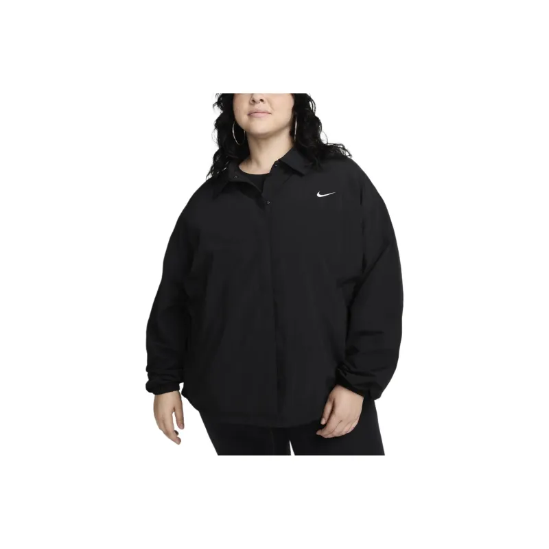 Nike Sportswear Essential Women's Oversized Uv Woven Coaches' Jacket Plus Size-0