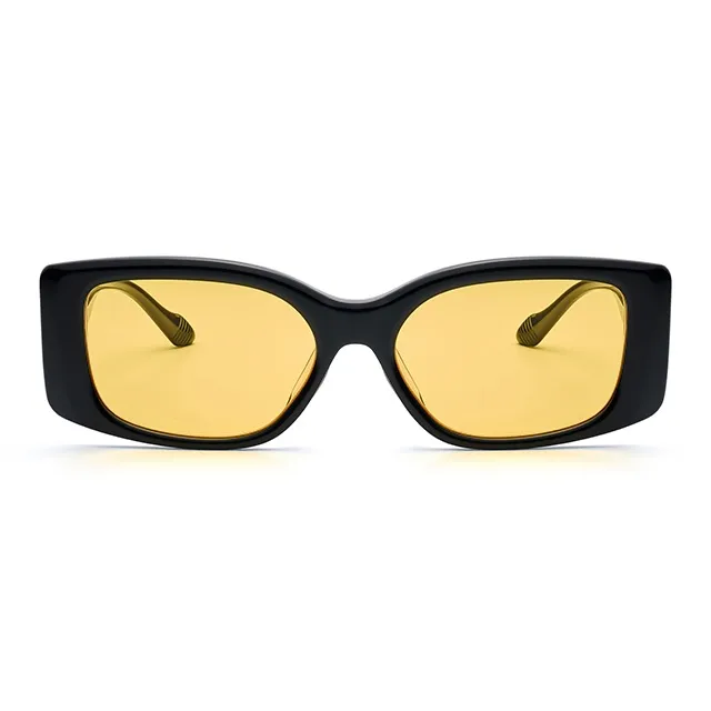 THE OWNER Plate Frame Rectangular Sunglasses Unisex-7