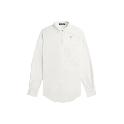 FRED PERRY Button Down Shirt Women's White