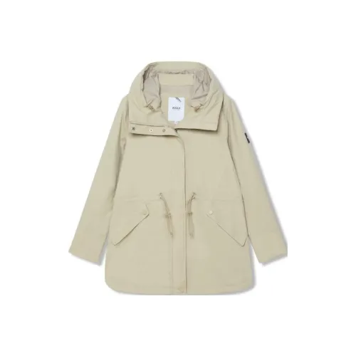 AIGLE GORE TEX Jackets & Coats Women's Apricot