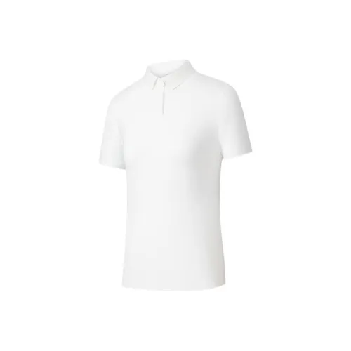 Anta Champion All Weather Series Polo Shirt Women's Papyrus White