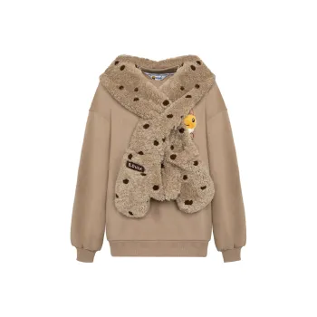 B.Duck Sweatshirt Women's Light Coffee