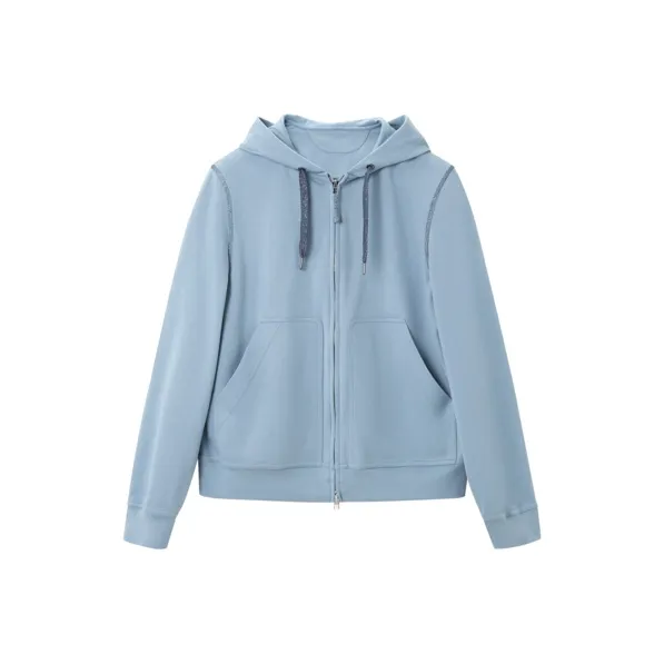 OVV Jackets Women's Blue Gray Solid Color 04-0
