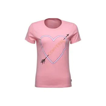 Converse T-Shirt Women's Neon Pink