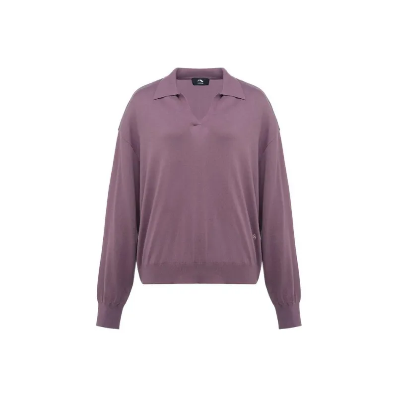 LI-NING 1990 Commuter Series Knitwear Women's Frosty Dusty Purple-0
