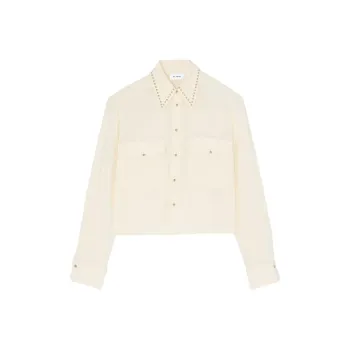 St. John SS24 Shirt Women's Light Beige