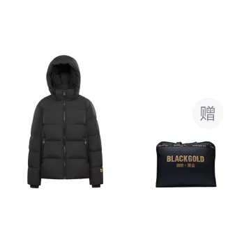 GOLDFARM Down Jacket Unisex Black
