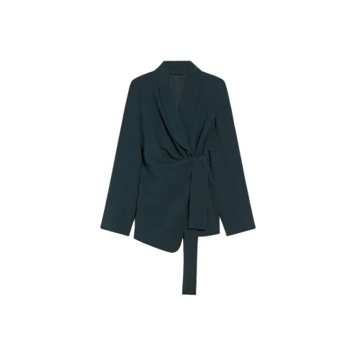 'S MAX MARA Jackets & Coats Women's Dark Green