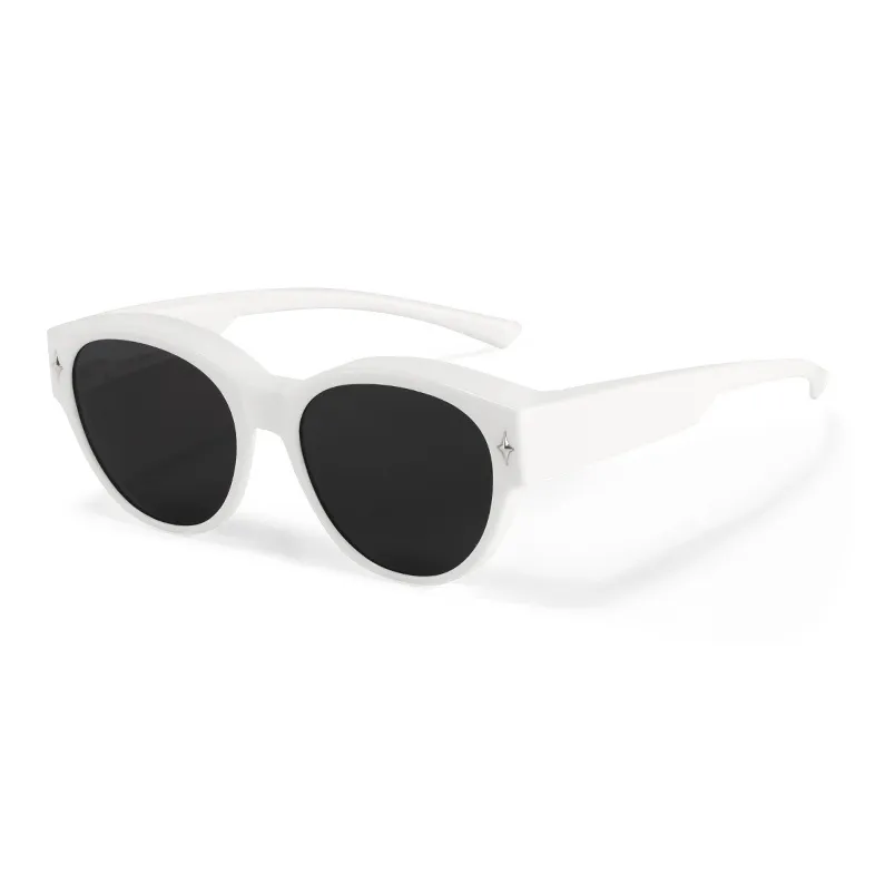 MK MINGKU TR/Memory Plastic Round Sunglasses Unisex-9